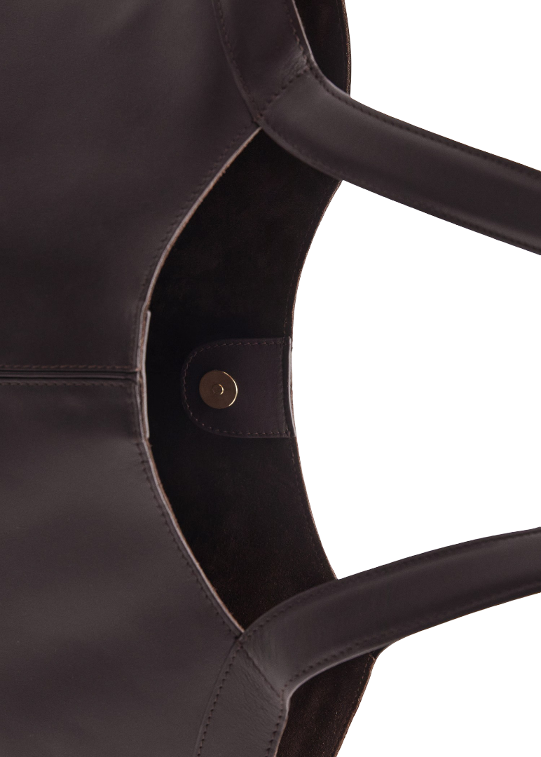 Women Black Shopper-Style Shoulder Bag with Double Handles - Image 3